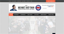 Desktop Screenshot of mehmetakifinan.com